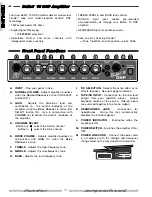 Предварительный просмотр 6 страницы Fender Bullet 15 DSP Instruction Manual