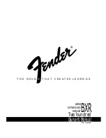 Fender BXR 200 Owner'S Manual preview