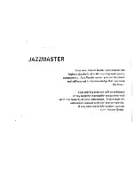 Preview for 2 page of Fender Classic Jazzmaster Special Owner'S Manual