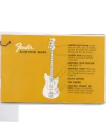 Предварительный просмотр 3 страницы Fender Classic Series 65 Mustang User Manual