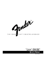 Fender "Custom" Vibtasonic Owner'S Manual preview