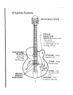 Preview for 4 page of Fender D AQUISTO Manual