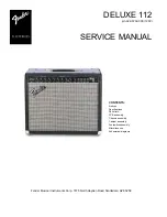 Fender Deluxe 112 Service Manual preview