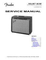 Preview for 1 page of Fender Deluxe 90 DSP Service Manual