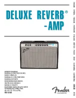 Fender Deluxe Reverb-AMP Owner'S Manual предпросмотр