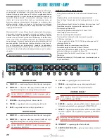 Preview for 20 page of Fender Deluxe Reverb-AMP Owner'S Manual