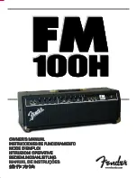 Fender FM 100H Owner'S Manual preview