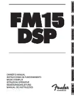 Предварительный просмотр 1 страницы Fender FM15DSP Owner'S Manual