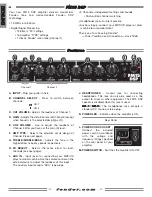 Предварительный просмотр 6 страницы Fender FM15DSP Owner'S Manual