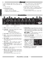 Предварительный просмотр 8 страницы Fender FM15DSP Owner'S Manual