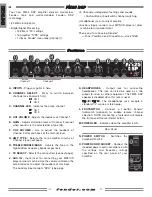 Предварительный просмотр 6 страницы Fender FM25DSP Owner'S Manual