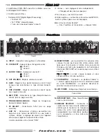 Предварительный просмотр 10 страницы Fender FM25DSP Owner'S Manual