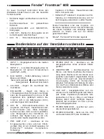 Preview for 14 page of Fender Frontman 60B Operating Instructions Manual