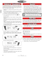 Preview for 14 page of Fender FWG 2020 Owner'S Manual