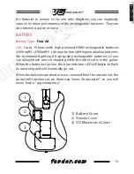 Preview for 15 page of Fender Guitar User Manual