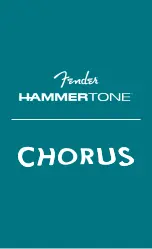 Preview for 2 page of Fender HAMMERTONE CHORUS Quick Start Manual