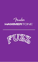 Предварительный просмотр 1 страницы Fender HAMMERTONE FUZZ Manual