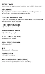 Preview for 4 page of Fender HAMMERTONE METAL Quick Start Manual