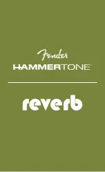 Preview for 2 page of Fender HAMMERTONE REVERB Owner'S Manual