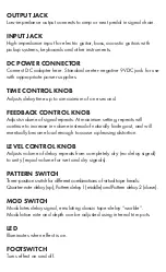 Preview for 4 page of Fender HAMMERTONE SPACE DELAY Quick Start Manual