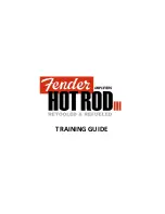 Fender Hot Rod III Series Training Manual предпросмотр