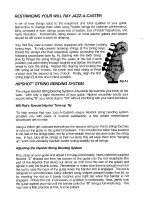 Предварительный просмотр 3 страницы Fender Jazz-A-Caster User Manual