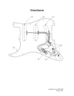 Предварительный просмотр 3 страницы Fender John Mayer Stratocaster Rosewood Wiring Diagram