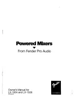 Fender LX-1504 Owner'S Manual preview