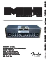 Fender MH-500 Owner'S Manual предпросмотр