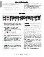 Предварительный просмотр 6 страницы Fender Musical Instrument Amplifier Owner'S Manual