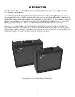 Предварительный просмотр 3 страницы Fender Mustang GTX Series Owner'S Manual