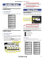 Preview for 3 page of Fender MUSTANG I/II Owner'S Manual