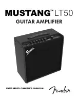 Fender Mustang LT50 Owner'S Manual preview