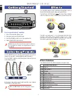 Предварительный просмотр 2 страницы Fender Mustang v.2 Quick Start Manual