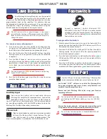 Предварительный просмотр 4 страницы Fender MUSTANGMINI Advanced Owner'S Manual