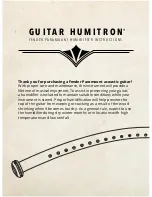 Preview for 4 page of Fender Paramount Series Owner'S Manual