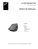 Fender PASSPORT 1270P Service Manual preview