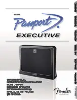 Fender Passport Executive PR 692 Owner'S Manual предпросмотр