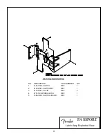 Предварительный просмотр 47 страницы Fender PASSPORT PD-150 PLUS Service Manual