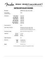 Preview for 4 page of Fender PASSPORT SR6300 Service Manual