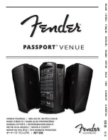 Fender Passport Venue Manual preview
