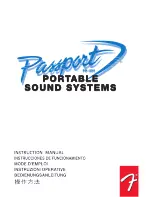 Fender PASSPORT Instruction Manual preview