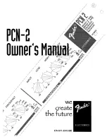 Preview for 1 page of Fender PCN-2 Owner'S Manual