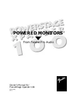 Fender PowerStage Xpander 100 Owner'S Manual предпросмотр