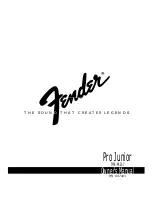 Fender PR 257 Owner'S Manual предпросмотр