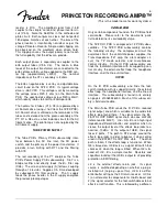 Предварительный просмотр 6 страницы Fender PR 524 Service Manual