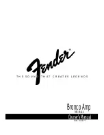 Fender PR258 Owner'S Manual preview