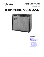 Fender Princeton 65 DSP Service Manual предпросмотр