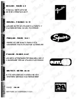 Preview for 2 page of Fender Princeton Chorus DSP Operating Instructions Manual