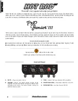 Предварительный просмотр 6 страницы Fender Pro Junior III Owner'S Manual